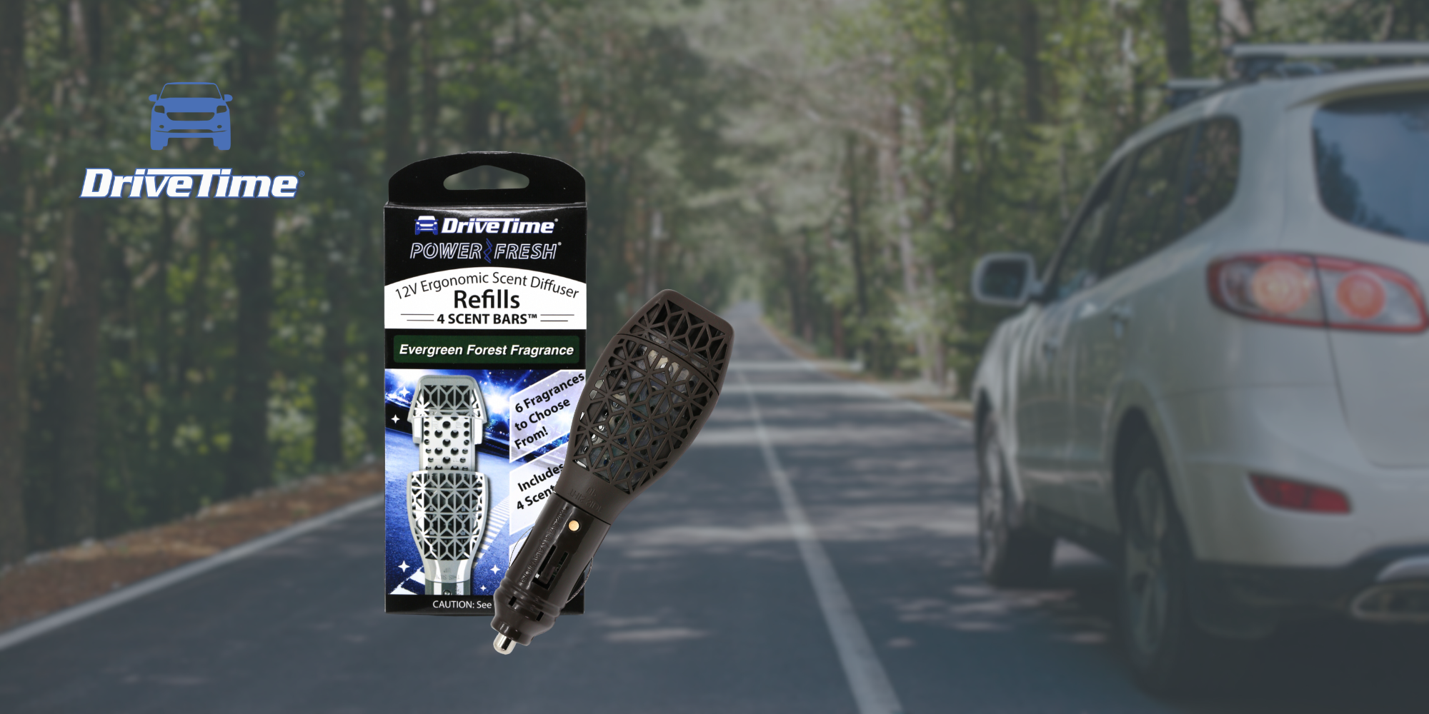 Where Shall We Go? Enjoying the Traffic with Power Fresh® 12V Air Freshener